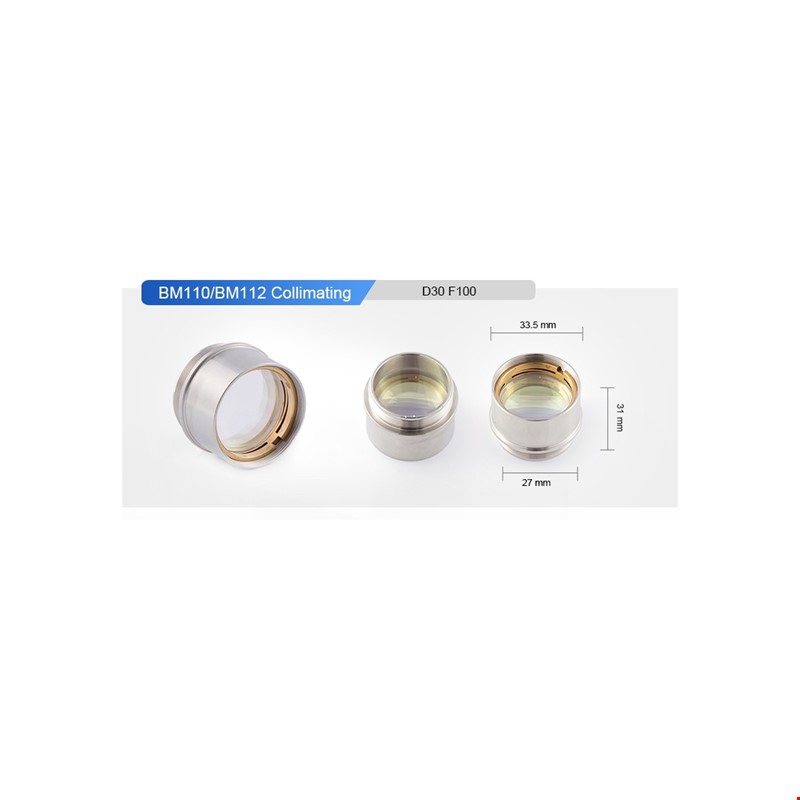bm 110 fiber lazer kesim kafası colimator lensi